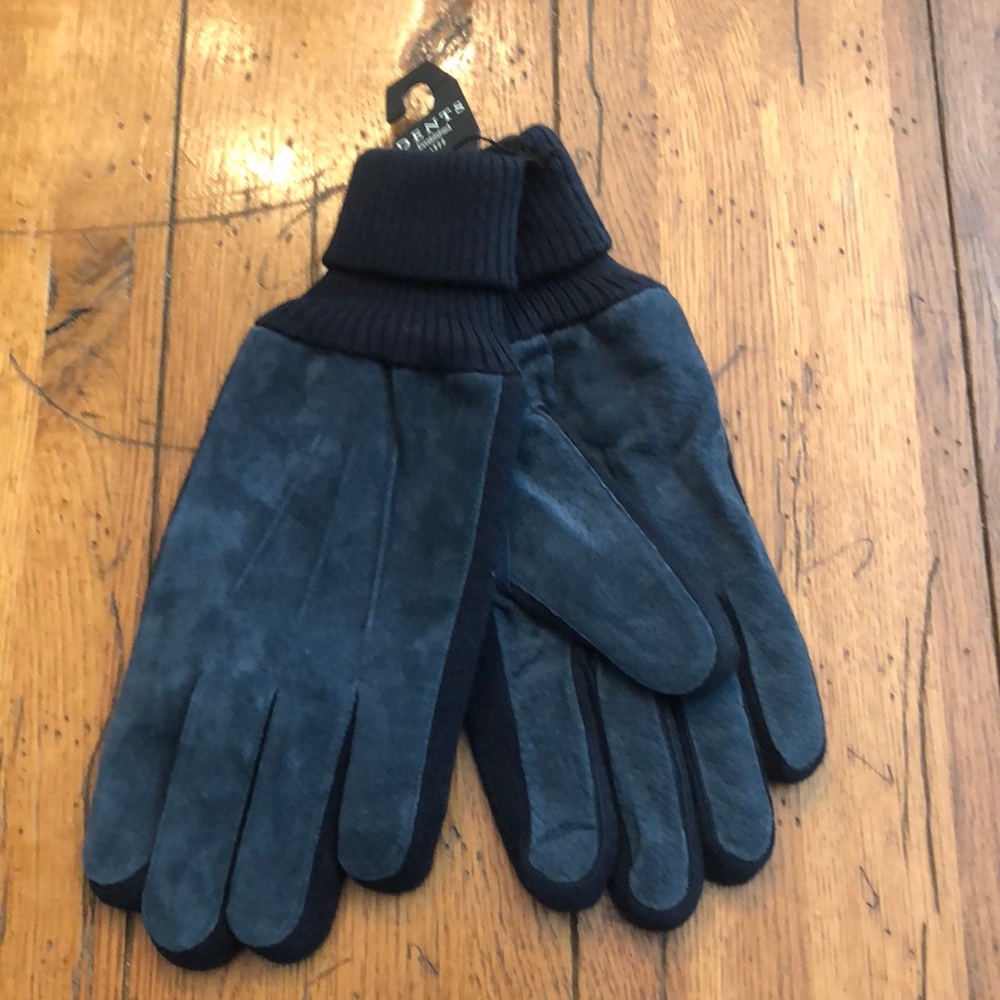 NWT - DENT'S Genuine Leather Suede MENS GLOVES